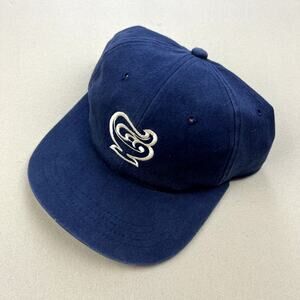 Vintage Genie Hat Cap Strapback Navy Blue Skater Lamp Wish Art Adjustable 90s